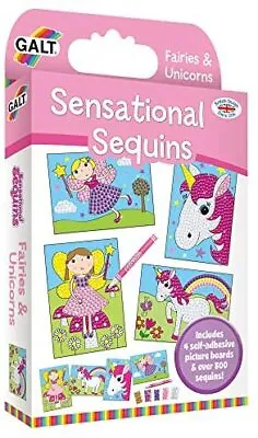 Galt Toys Sensational Sequins Fairies And Unicorns Craft Kit For Kids Ages 6 Ye • £18.43