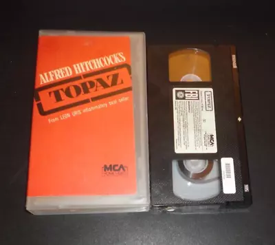 Topaz (VHS 1984) John Forsythe Hitchcock MCA Thriller Mystery Rare HTF OOP • $10.99