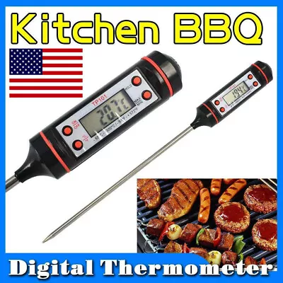 Digital Electronic Food Meat Thermometer Kitchen Cooking BBQ Grill Instant Read • $3.33
