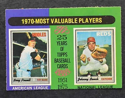 1975 O-Pee-Chee #208 Boog Powell/J.Bench MVP MINT OC SET BREAK PACK FRESH • $30