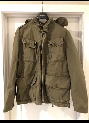 J. Crew Hooded Field Jacket Mens XL • $50