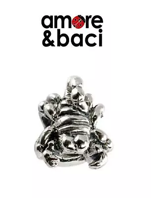 £17.99 • Buy Genuine AMORE & BACI 925 Sterling Silver SCORPION Charm Bead RRP £20, Scorpio