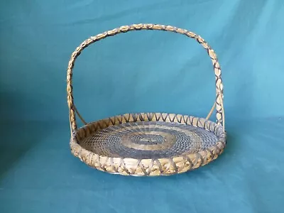 Vintage Native American Gathering Sweetgrass Basket Passamaquoddy Maine Estate • $145