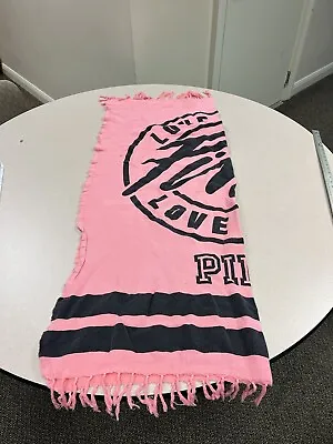 $10 • Buy Victoria's Secret VS Large Beach Towel Blanket 56x50 209