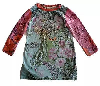 Mimi & Maggie Multicolor Paisley Floral Dress 4T • $9