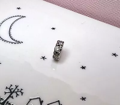 Pandora GENUINE Disney CZ Stones Mickey Mouse Spacer Charm • £15