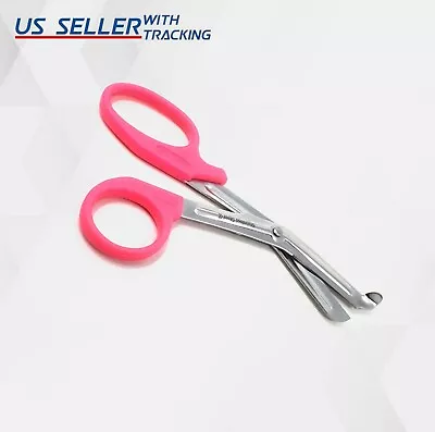 EMT Utility Red Scissors 5.5  Medical Paramedic First Aid Universal Shears Tools • $5.40
