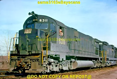 Original Slide Penn Central Rr Alco C628 6311 Ihb Train To Milw Bville Il 1975!! • $3.99