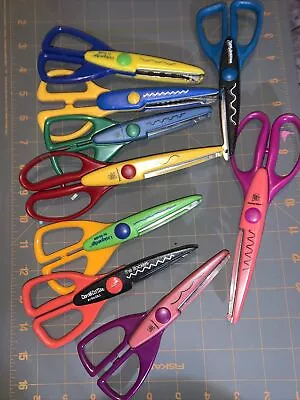 Uniquedge By McGill Craft Edgers Scissors Scrapbooking Lot Of 9 Pairs • $10