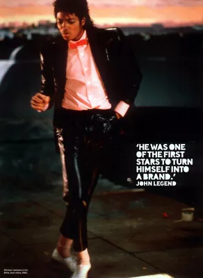 Michael Jackson Poster Page . 1982 Billie Jean Promo Video . 256hh • $10.09