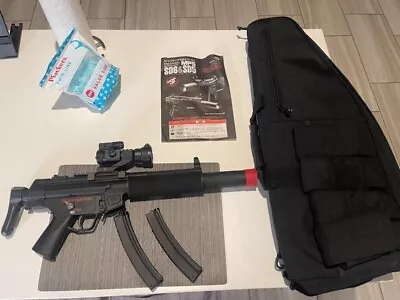 Tokyo Marui Recoil Shock Mp5 SD6 AEG Airsoft Rifle • $300