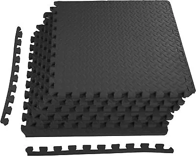 Puzzle Exercise Mat With EVA Foam Interlocking Tiles For MMA Exercise • $55.70