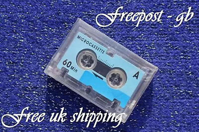 1 X AUDIO MICRO CASSETTE / TAPE - FOR DICTATION / VOICE RECORDERS / ANSAPHONES • £4.99