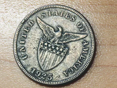 1925 Philippines 5 Centavos • $14.40