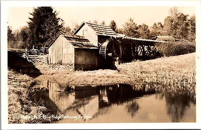 Real Photo Postcard Mabry Mill Blue Ridge Parkway Meadows Of Dan Virginia • $10