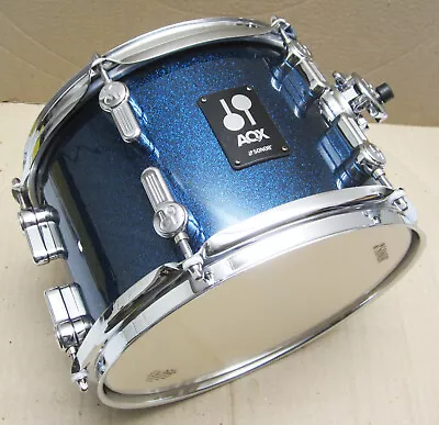 New SONOR AQX 10  X 7  TOM DRUM Blue Ocean Sparkle (Jungle/Bop/Studio/Martini) • $139.99