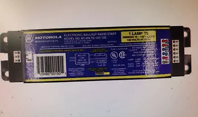 Motorola M1-rn-t8-10c-120 Electronic Dimming Ballast 1-lamp 32w T8 F32t8 120v • $39.95