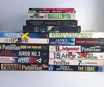 James Patterson Crime Thriller Action Paperback Book Various Titles PB1 • $6.95