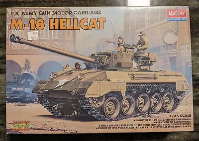 Academy M-18 Hellcat Tank US Army Gun Motor Carriage 1/35  Model TA980 1997 • $39.99