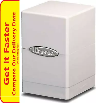 ULTRA PRO WHITE SATIN TOWER DECK BOX New Card Dice Compartment MTG • $28.95