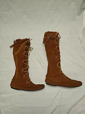 Minnetonka Moccasins Knee High Women's 11 • $50