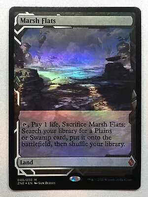 MTG Zendikar Rising Marsh Flats 6/30 Foil NM/M • $38.99