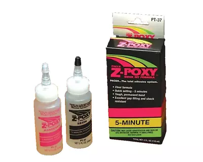 ZAP Z-POXY 5 Minute Epoxy 2x59ml Harder & Binder Z-Poxy Zap USA • £17.14