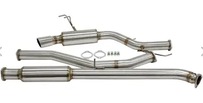 Blox CatBack Exhaust System Fully Polished | Fits 03 + Honda Civic SI EP3 • $280.50