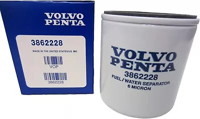 Genuine OEM Volvo Penta 3862228 Fuel Filter  Replaces 3852413 3851218 • $22.50
