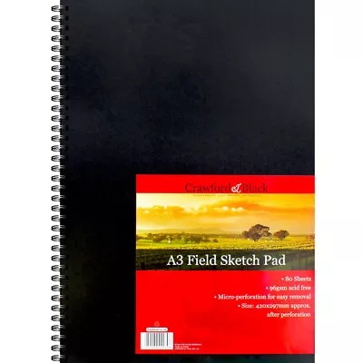 £10 • Buy Crawford & Black A3 Sketch Pad, Art & Craft, Brand New