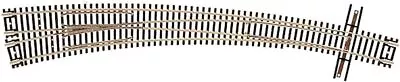 Atlas 2058 N Scale Curved Left-Hand Turnout Code 55 Track • $41.99