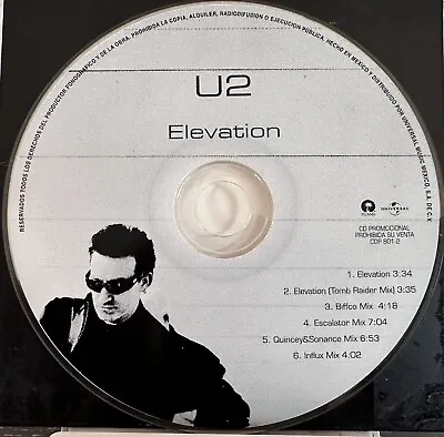 U2 - Elevation Remixes Mexico Promo Picture CD Single Remixes 6 Tracks RARE • $49.90