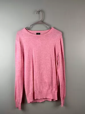 NWT J Crew Women's Pink Crewneck Sweater Size Small Pullover Cotton Blend • $19.99