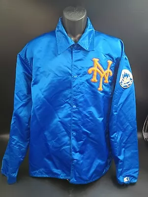 Vintage New York Mets Jacket Mens Starter Bomber 90s MLB Baseball USA • $85