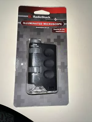 RADIOSHACK Illuminated Mini Microscope 60-100x Magnification  - NEW • $7