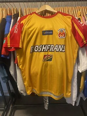 🔥🔥Monarcas Morelia 11/12 Home Jersey Yellow/Red Size M 22”W 29”L RARE #5 • $45