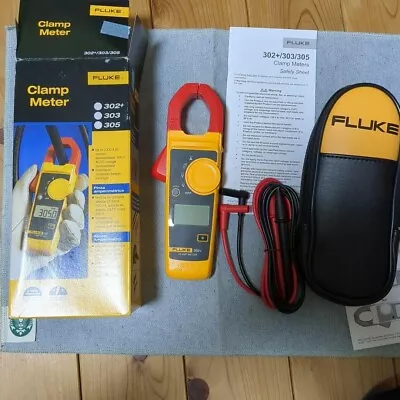 Handheld Fluke 302 + Digital Clamp Meter Tester AC / DC Volt Amp Multimeter • $84.55