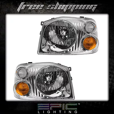 Fits Nissan Frontier SC SE SVE 2001-04 Headlight Headlamp Pair Left Right Set • $114.74