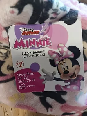 Toddler Girl MINNIE MOUSE Slippers Size 2T-3T • $2