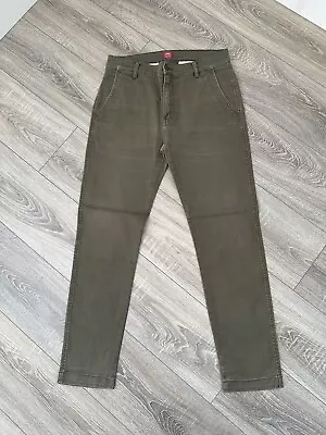 Levi’s XX Chino Khaki Green W32 L30 - Slim Standard Taper • £9.99