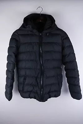 Maison Scotch Women Down Padded Jacket Casual Windproof Black Size XS UK6 • $44.71