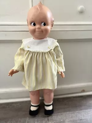 Vintage Large 27  Playpal Size Cameo Kewpie Doll RARE! Original Clothes & Shoes • $225