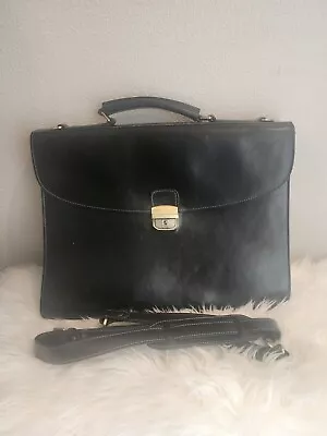 A And N All Florence Genuine Leather Briefcase With Strap • $60