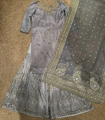 Indian Pakistani Wedding Party Wear Dress Suit Garara • £40