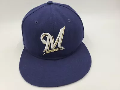 Milwaukee Brewers New Era 9Fifty Snapback Hat Cap Men Women MLB Baseball Blue • $7.49