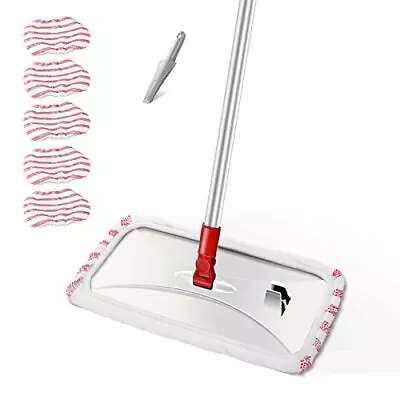 Large Microfiber Mop For Floor Cleaning Professional Dry And Wet Flat Mop With A • $27.44