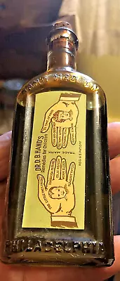 Great Label Advertisement On A Medicine Bottle: DR. HANDS-Bottle Contents-Mint. • $18.99