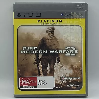 Call Of Duty: Modern Warfare 2 PS3 PlayStation 3 With Manual  • $3.50