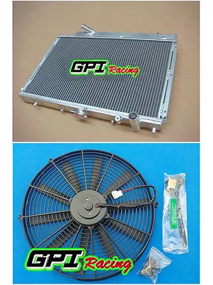 Aluminum Radiator Fit Mazda 323 GTX GTR FORD TX3 Familia Proteg?? 1989-1994 +FAN • $188