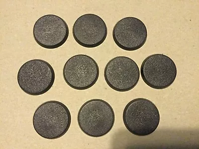 32mm Round Bases Miniature Wargaming Warhammer 40K AoS Games Workshop X10 #019o • £2.99